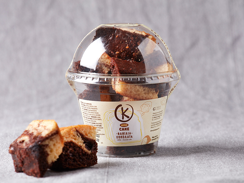 Mini cake βανίλια σοκολάτα